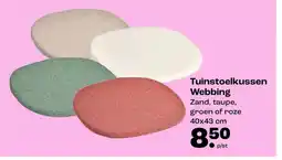 Kwantum Tuinstoelkussen Webbing aanbieding