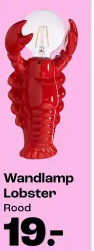Kwantum Wandlamp Lobster aanbieding