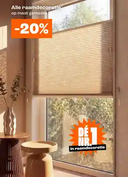 Kwantum Alle raamdecoratie op maat gemaakt aanbieding