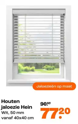 Kwantum Houten jaloezie Hein aanbieding