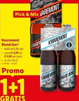 Lidl Kwaremont Blond bier aanbieding