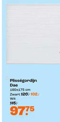 Kwantum Plisségordijn Dae aanbieding