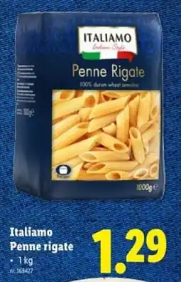 Lidl Italiamo Penne rigate aanbieding