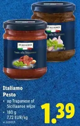 Lidl Italiamo Pesto aanbieding