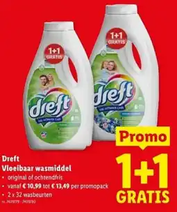 Lidl Dreft Vloeibaar wasmiddel aanbieding