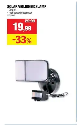 Hubo Solar veiligheidslamp aanbieding