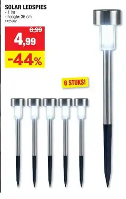 Hubo Solar ledspies aanbieding