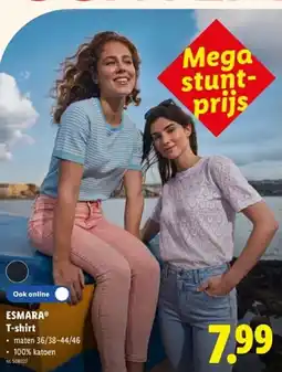 Lidl Esmara t-shirt aanbieding