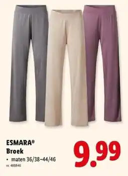 Lidl Esmara Broek aanbieding