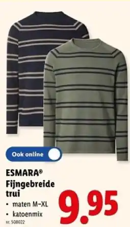 Lidl Esmara fijngebreide trui aanbieding