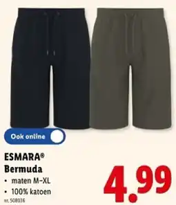 Lidl Esmara bermuda aanbieding