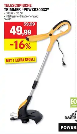 Hubo Telescopische trimmer "powxg30033" aanbieding