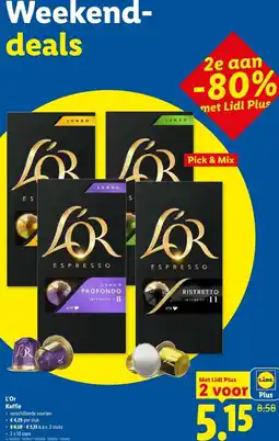 Lidl L'Or Koffie aanbieding