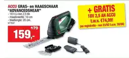 Hubo Accu gras- en haagschaar "advancedshear" aanbieding