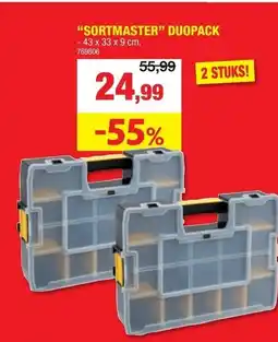 Hubo "sortmaster" duopack aanbieding