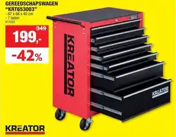 Hubo Gereedschapswagen krt653003 aanbieding
