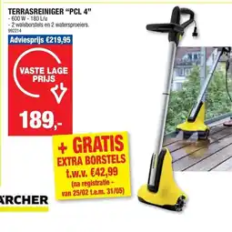 Hubo Terrasreiniger "pcl 4" aanbieding
