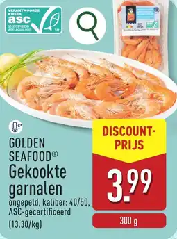 ALDI Golden seafood gekookte garnalen aanbieding