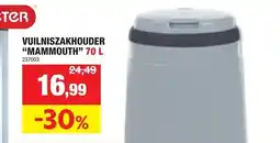 Hubo Vuilniszakhouder "mammouth" 70 l aanbieding