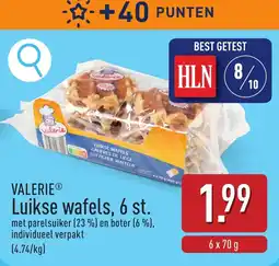 ALDI Valerie Luikse wafels aanbieding