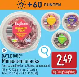 ALDI Daylicious Minisalamisnacks aanbieding