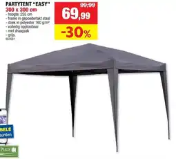 Hubo Partytent "easy" 300 x 300 cm aanbieding