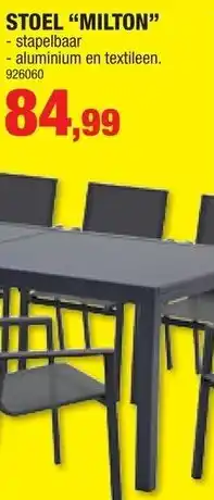 Hubo Stoel "milton" aanbieding