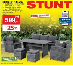 Hubo Loungeset "solana" aanbieding