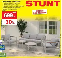 Hubo Loungeset ferrara aanbieding