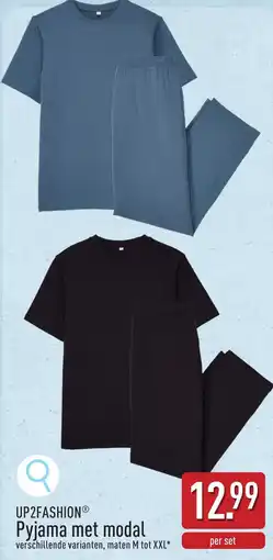 ALDI Up2fashion pyjama met modal aanbieding