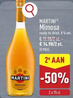 ALDI Martini mimosa aanbieding