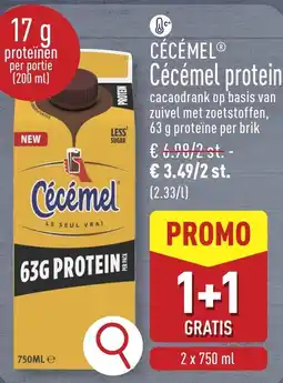 ALDI Cécémel protein aanbieding