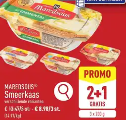 ALDI Maredsous smeerkaas aanbieding