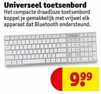 Kruidvat Universeel toetsenbord aanbieding