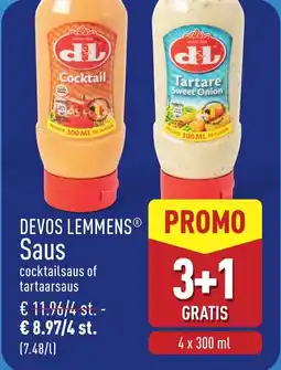 ALDI Devos lemmens saus aanbieding