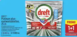ALDI Dreft platinum plusvaatwastabletten aanbieding