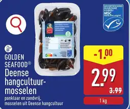 ALDI Golden seafood deense hangcultuurmosselen aanbieding