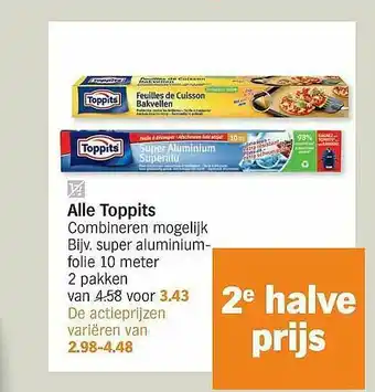 Toppits Aluminium Folie
