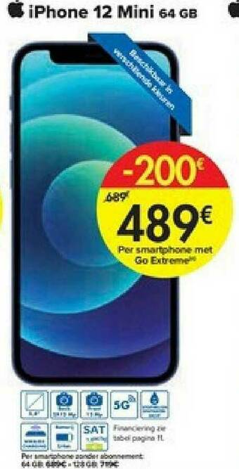 Carrefour Iphone 12 Mini 64 Gb aanbieding
