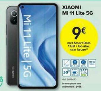 Carrefour Xiaomi Mi 11 Lite 5g aanbieding