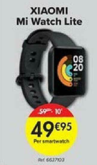 Carrefour Xiaomi Mi Watch Lite aanbieding