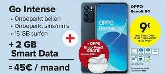 Carrefour Oppo Reno6 5g aanbieding