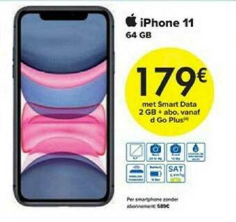 Carrefour Iphone 11 64 Gb aanbieding
