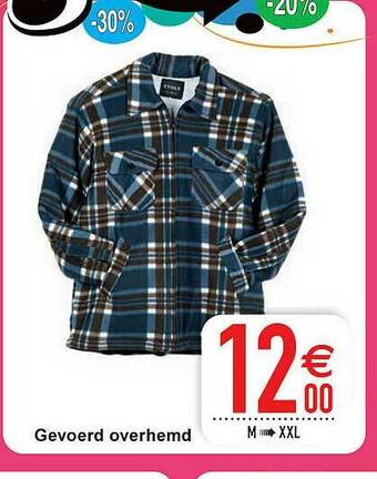 Cora Gevoerd Overhemd aanbieding