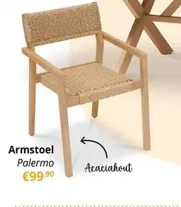 YGO Armstoel Palermo aanbieding
