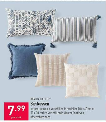 ALDI Sierkussen aanbieding