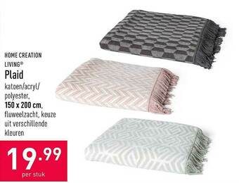 ALDI Plaid aanbieding