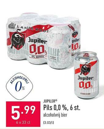 ALDI Jupiler Pils aanbieding
