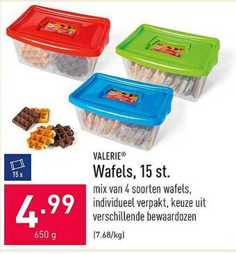 ALDI Wafels aanbieding