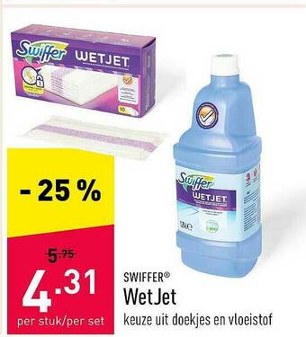 ALDI Swiffer Wetjet aanbieding